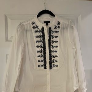 J. Crew Ruffle Shirt